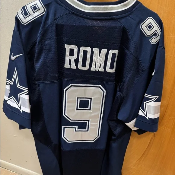 NFL Dallas Cowboys Navy and White #9 Football Jersey - Picture 2 of 2